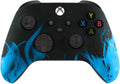 Custom Controllerzz Wireless Controller for Microsoft Xbox Series X/S & Xbox One - Custom Soft Touch Feel - Custom Xbox Series X/S Controller (X/S Blue Flame)