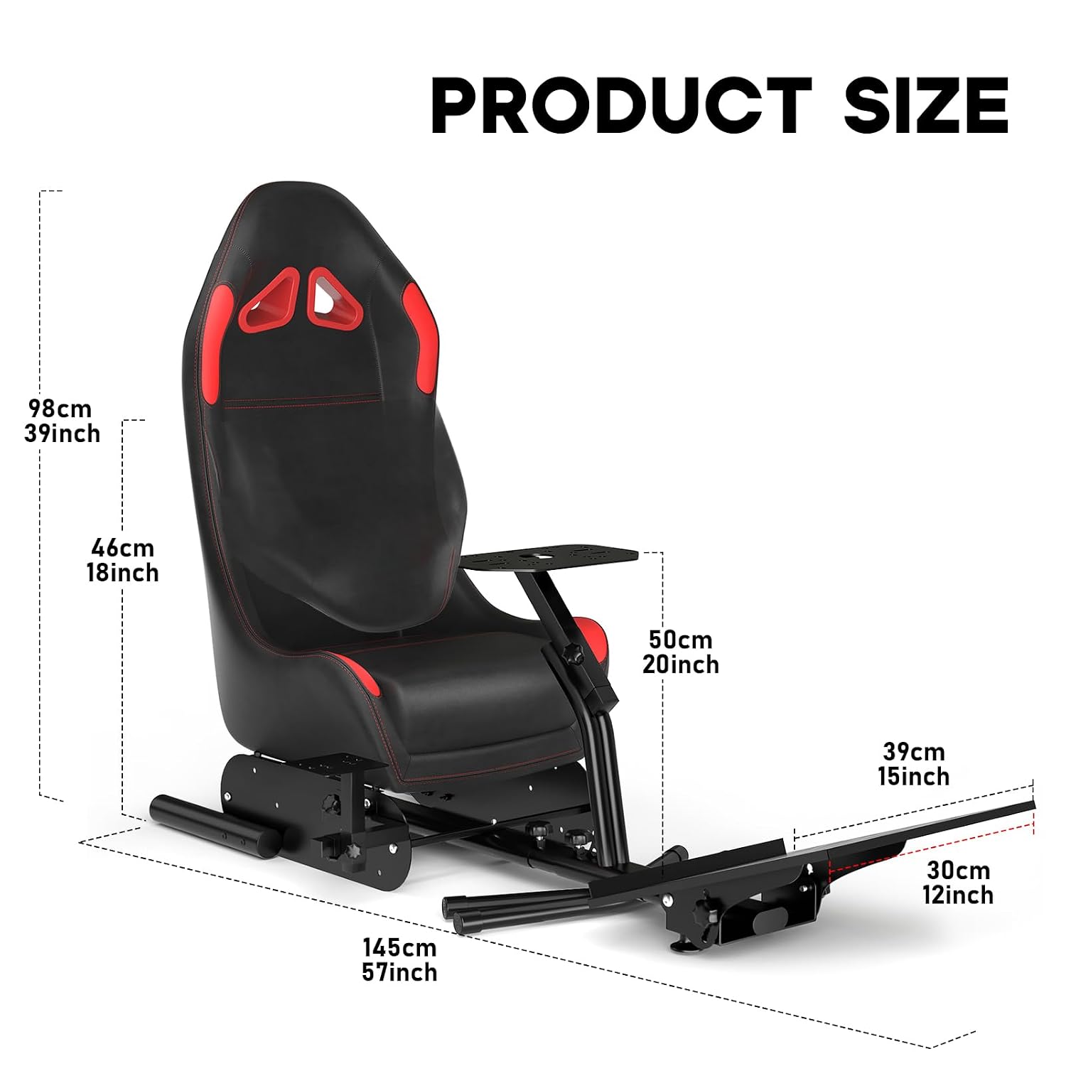 DIWANGUS Racing Simulator Cockpit Racing Wheel Stand with Seat Gaming Chair Sim Racing Cockpit for G29 G920 G923 G PRO RS50 T248 T300RS R3 R5 R9 R12 R16 R21 R25 Xbox PS4 PS5 PC Accessories