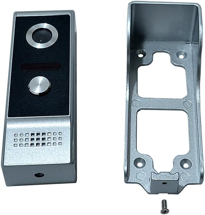 Video Intercom System, 7 Inches Video Doorbell Door Phone System, Wired Video Door Phone HD Camera Kits Dual-Way Intercom for Villa House Office Apartment 1-IR Camera 2-LCD Color Monitor