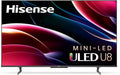 Hisense 55U8H QLED U8H Series Quantum 4K ULED Mini-LED 55-Inch Class Google Smart TV with Alexa Compatibility, Quantum Dot, 1500-Nit HDR10+, Black