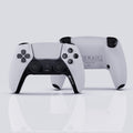 Battle Beaver SmartPad FPS Controller for PS5 with Rumbles Out, TMR, X/O Rear Buttons, Smart Triggers, Smart Bumpers, Full SmartPad, Carrying Case White/Black Buttons