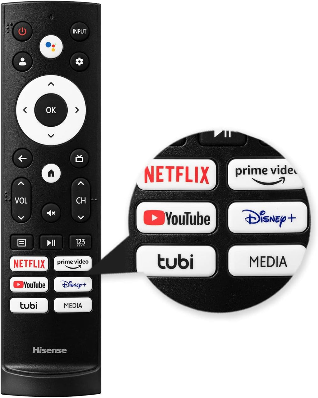 Hisense 55U8H QLED U8H Series Quantum 4K ULED Mini-LED 55-Inch Class Google Smart TV with Alexa Compatibility, Quantum Dot, 1500-Nit HDR10+, Black