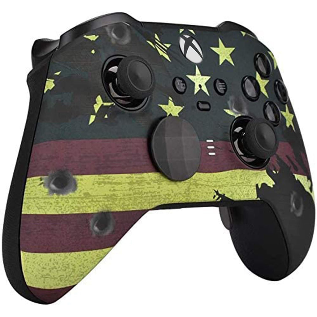 Custom Controllerzz Elite Series 2 Controller Compatible With Xbox One, Xbox Series S and Xbox Series X (US Flag)