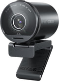 EMEET SmartCam S800 4K Webcam for Streaming, 1/2'' Sensor, Supports HDR, PDAF&TOF Dual-autofocus, 1080P@60fps, 2 Noise-Cancelling Mics, 40°-73° FOV, Perfect for Live Streaming & Online Meetings