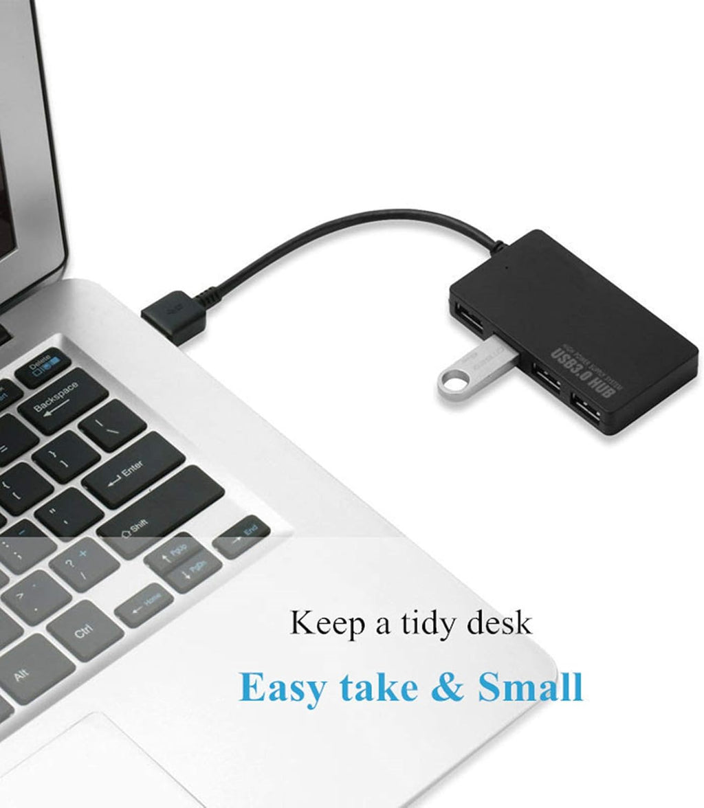 USB Hub 4 Port USB 3.0 Adapter Ultra Slim Portable Data Docking Station for Phone U Disk Printer Hard DiskKeyboard Mouse Gaming Equipment