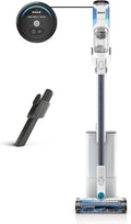 SHARK IW3525Q Detect Pro Auto-Empty System - Lightweight Cordless Stick Vacuum for Pet Hair with HEPA Filter, Odor Neutralizer, Portable Handheld, Charging Dock, Tools (Renewed) (White + Peacock)