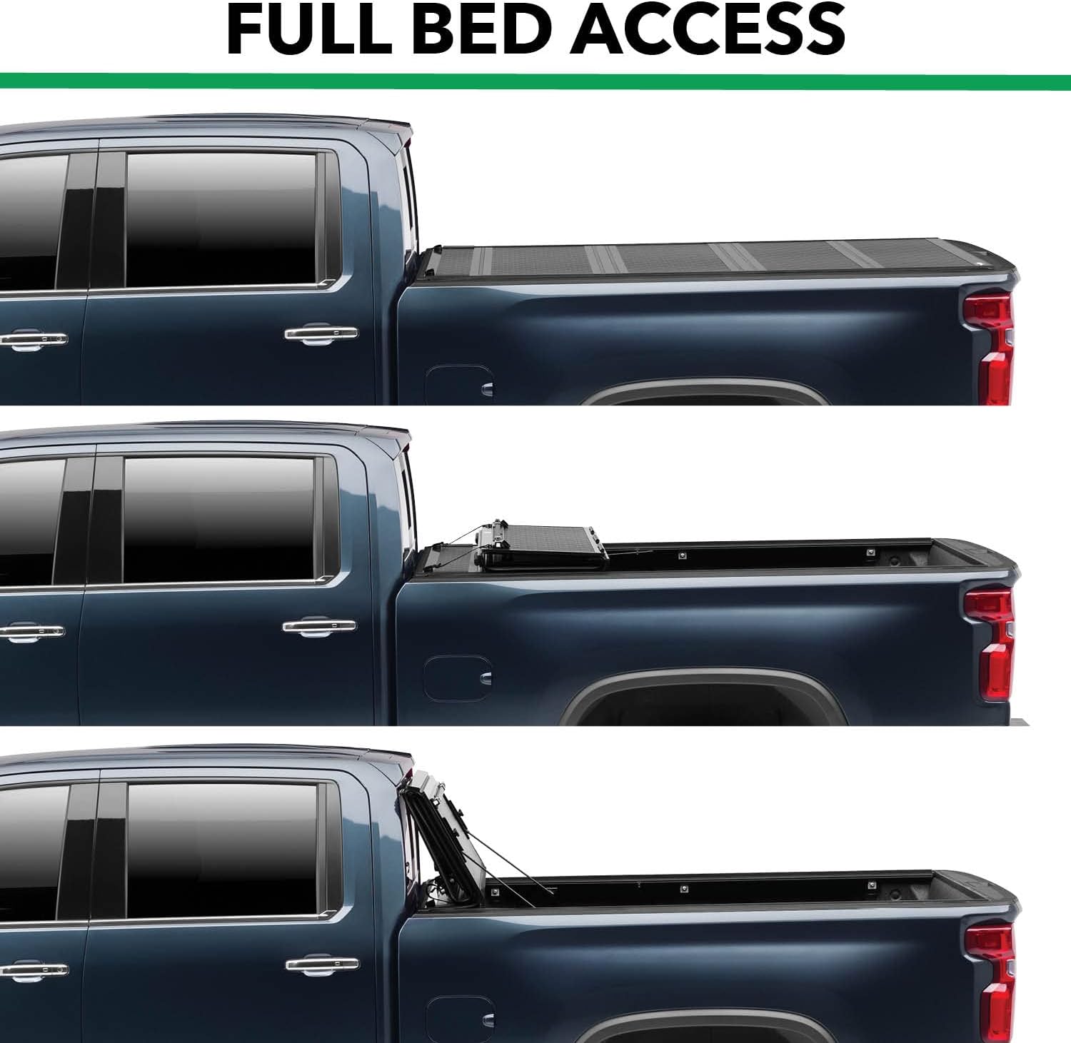 Gator FX Hard Quad-Fold Truck Bed Tonneau Cover | 8828310 | Fits 2008 - 2018 Ford Super Duty 6' 9' Bed (81')