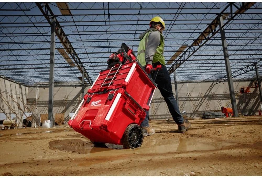 Milwaukee Electric - PACKOUT 10 Compact Portable Tool Box with ADJUSTA