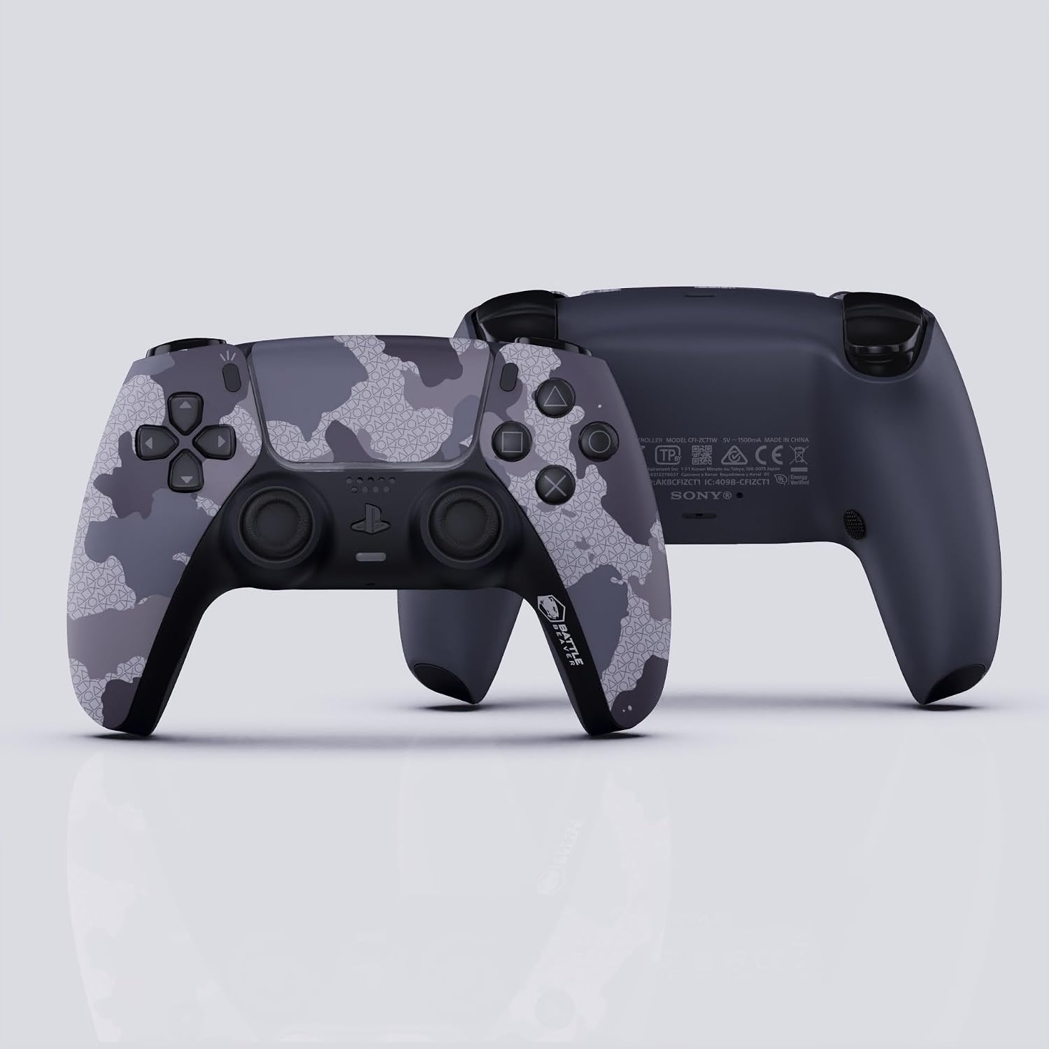 Battle Beaver Basic Pick Controller for PS5 with Rumbles In, TMR, X/O Rear Buttons, Carrying Case Galactic Purple [video game] [video game] [video game] [video game]