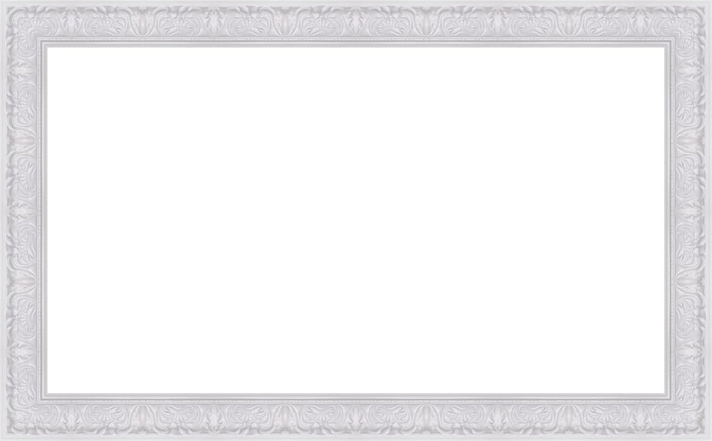 Tuscan Pearl 50' Premiere Deco TV Frame - Compatible ONLY with Samsung The Frame TVs (Fits 2021-2026, LS03A, LS03B, LS03C, LS03D, LS03FA)