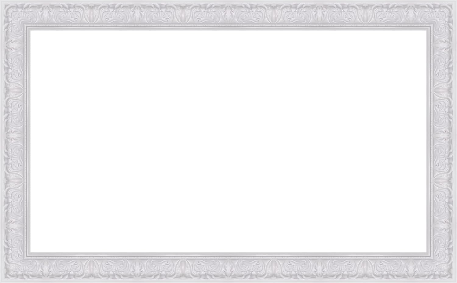 Tuscan Pearl 50' Premiere Deco TV Frame - Compatible ONLY with Samsung The Frame TVs (Fits 2021-2026, LS03A, LS03B, LS03C, LS03D, LS03FA)