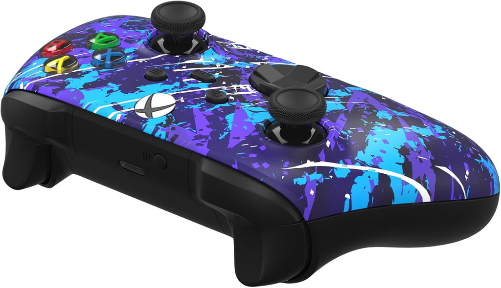 Custom Controllerzz Wireless Controller for Microsoft Xbox Series X/S & Xbox One - Custom Soft Touch Feel - Custom Series X/S Controller (X/S Midnight Surge)