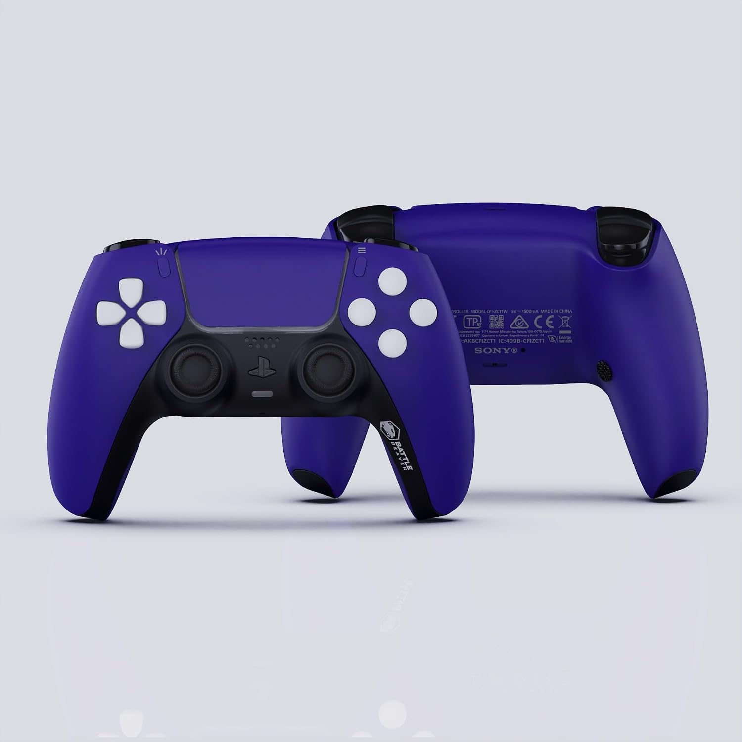 Battle Beaver SmartPad FPS Controller for PS5, Midnight Black/White