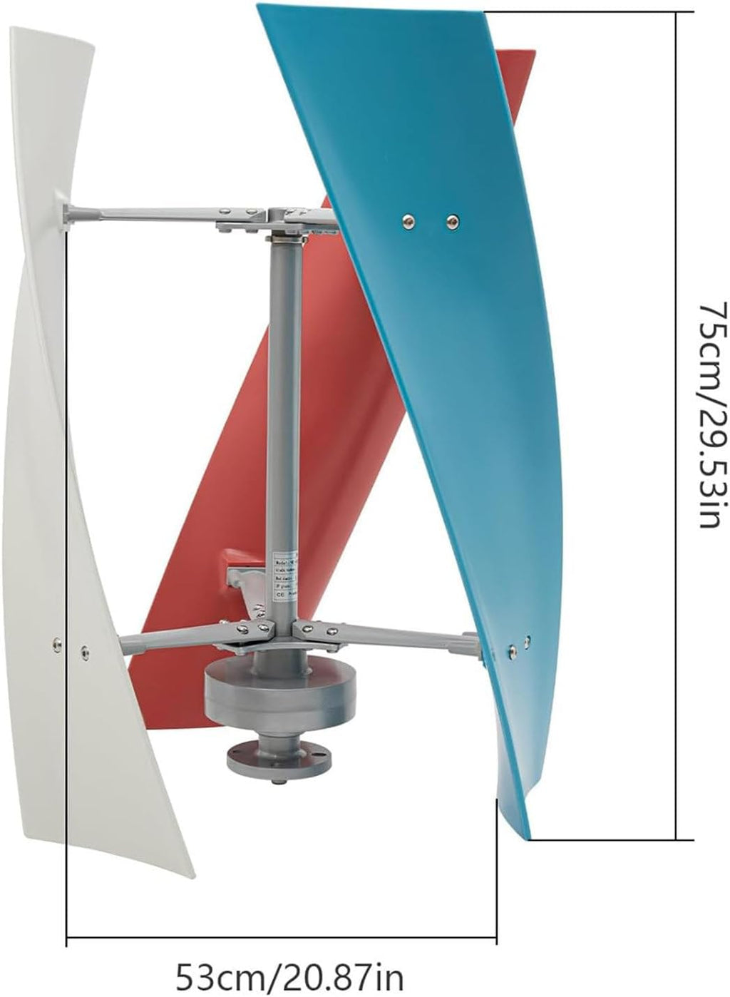 Wind Turbine Generator Kit, 400W 12V Wind Generator for Home Use with Controller, Vertical Axis Wind Turbine for Marine RV Home,24V