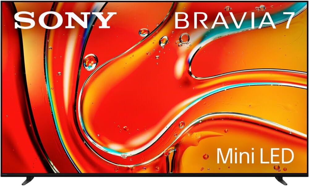 Sony K85XR70 BRAVIA 7 85 inch 4K HDR Smart QLED Mini-LED TV 2024 Bundle with 2 YR CPS Enhanced Protection Pack