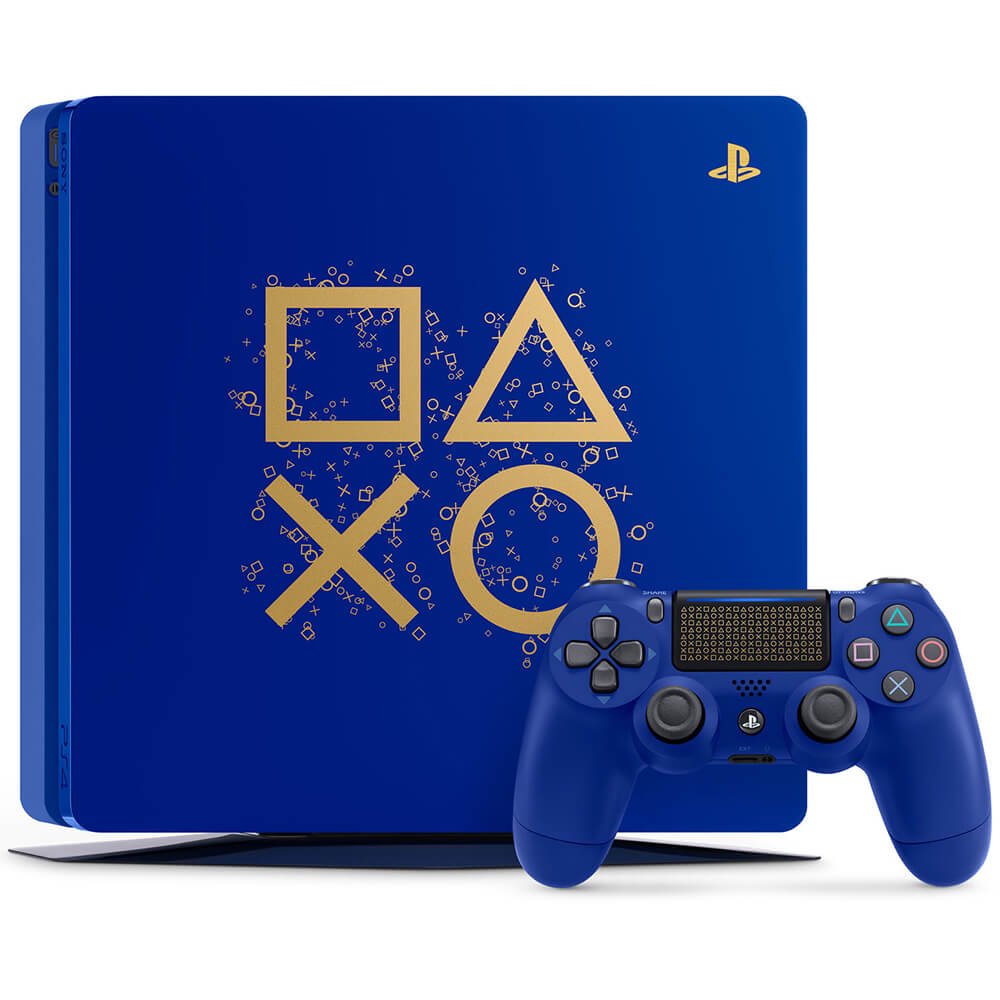 PlayStation 4 Slim 1TB Limited Edition Console - Days of Play Bundle [Discontinued]