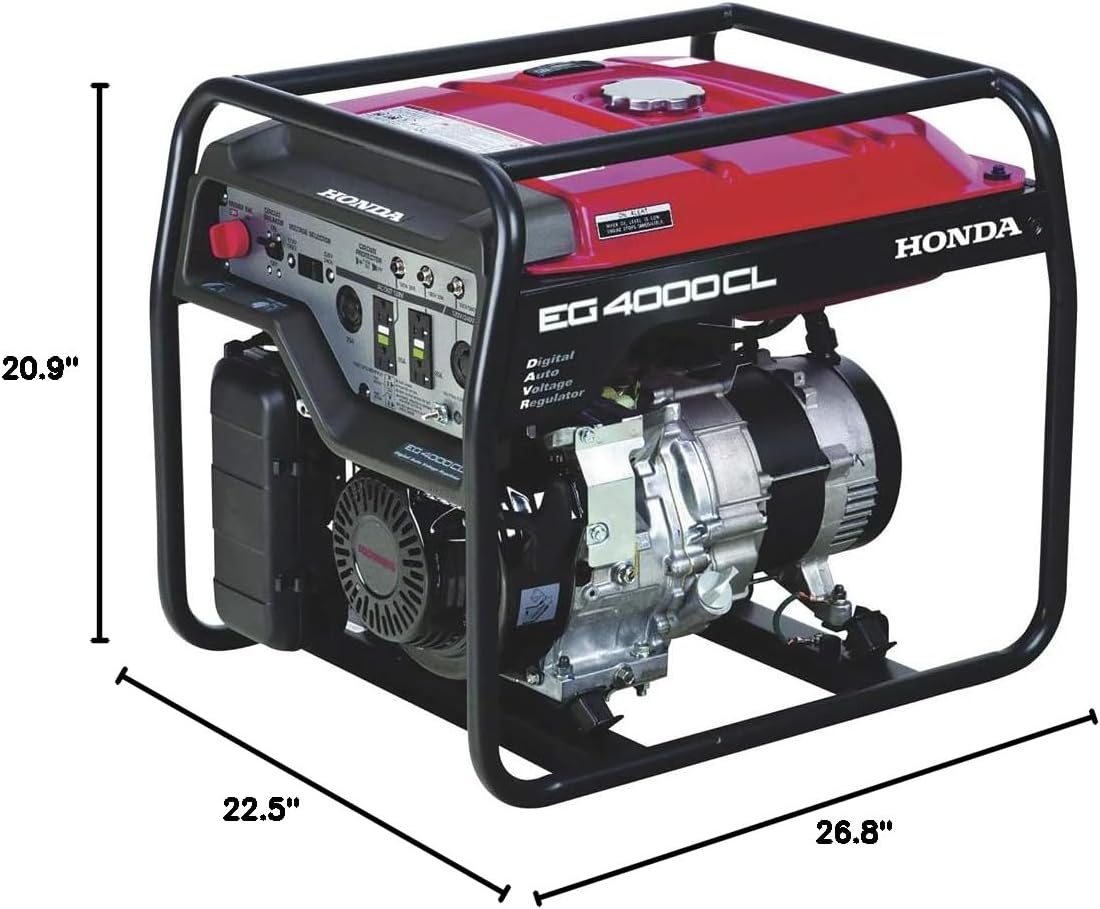 Honda 4,000 Watt Gas Powered Home RV Portable Generator EG4000