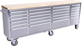 GarveeTech 96 inch Tool Chest, Tool Box Mobile 24 Drawers Storage Rolling Cabinet with Wheels Lock Key Locking System Drawer Liners for Garage Warehouse Repair Shop