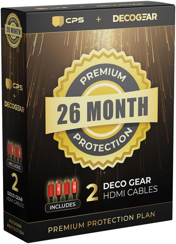 Sony BRAVIA XR A95L 77 inch QD-OLED 4K HDR Smart TV (2023) Bundle with Deco Gear 4K HDMI 2.0 Cable w/Copper Conductors x2 + Premiere Streaming & CPS Exclusive 26 Month Protection (BEACH-CPS-265000)