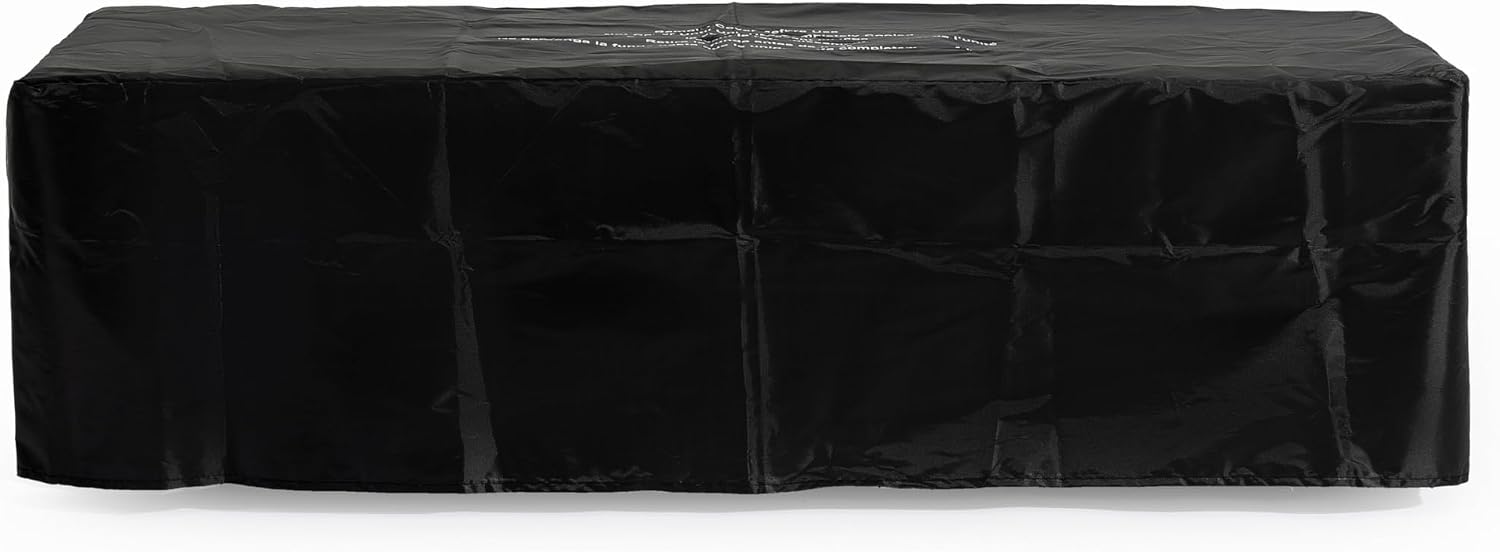 Outdoor Fire Pit Table Propane Gas Fire pits Outdoor Fireplaces 47.2'' Rectangular Firepit Table, 50,000 BTU Fire Table for Patio Set, Two Options of Assembled Hight Grey.