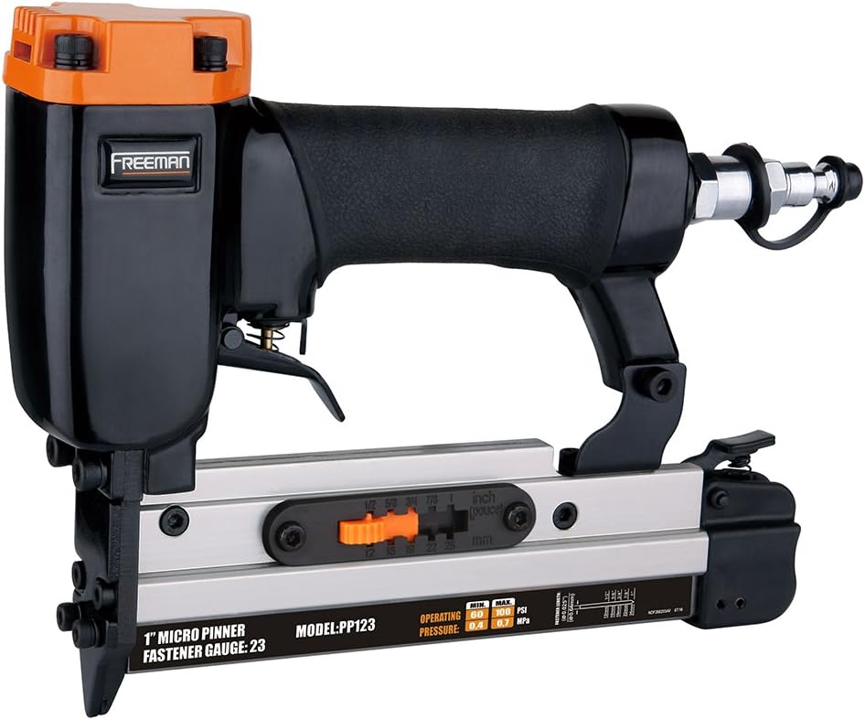 Freeman P9PCK Complete Pneumatic Framing and Finishing Nailer and Stapler Kit with Bags and Fasteners (9-Piece)