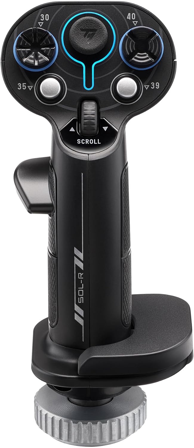 Thrustmaster Sol-R3 AVA Add-On Grip - Hall Effect Technology, 21 Action Buttons for Space Sim Racing Simulator Accessories - Compatible with PC