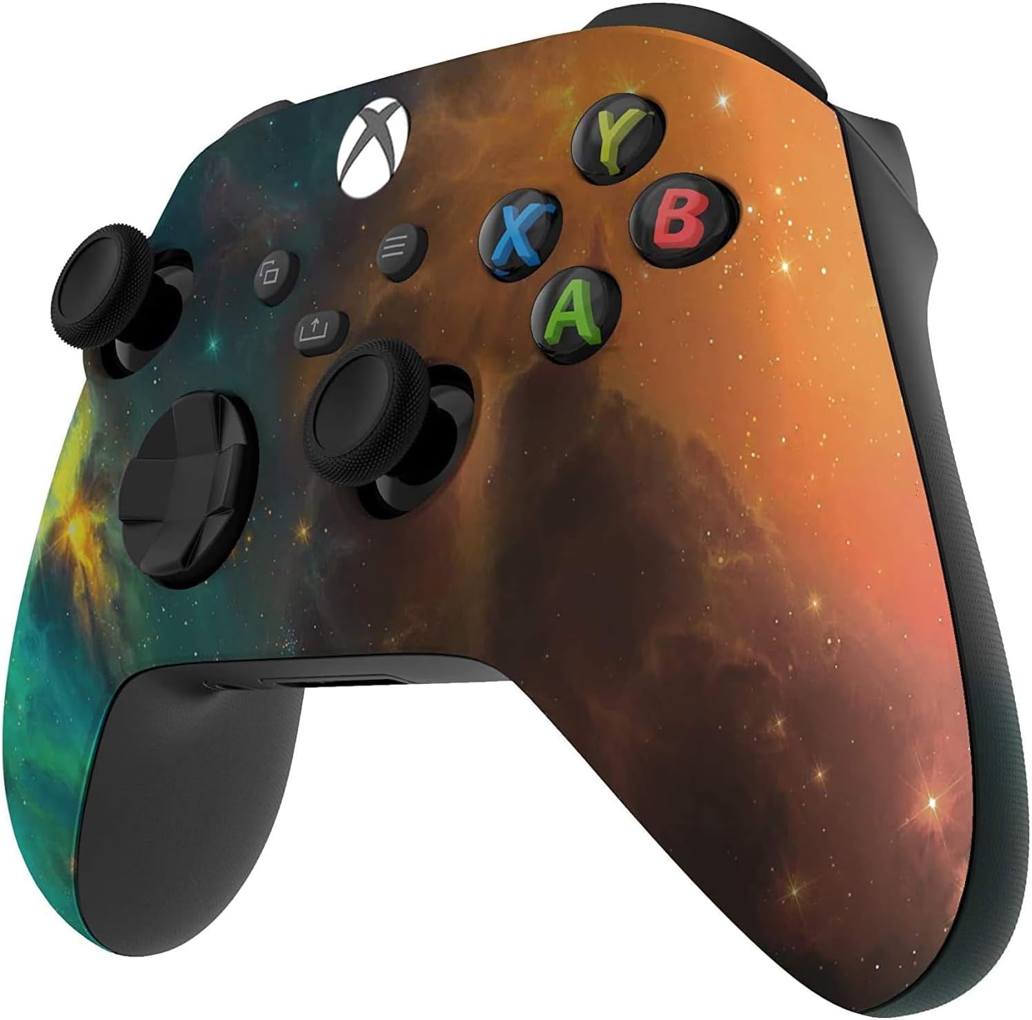 Custom Controllerzz Wireless Controller for Microsoft Xbox Series X/S & Xbox One - Custom Soft Touch Feel - Custom Xbox Series X/S Controller (X/S Vibrant Universe)