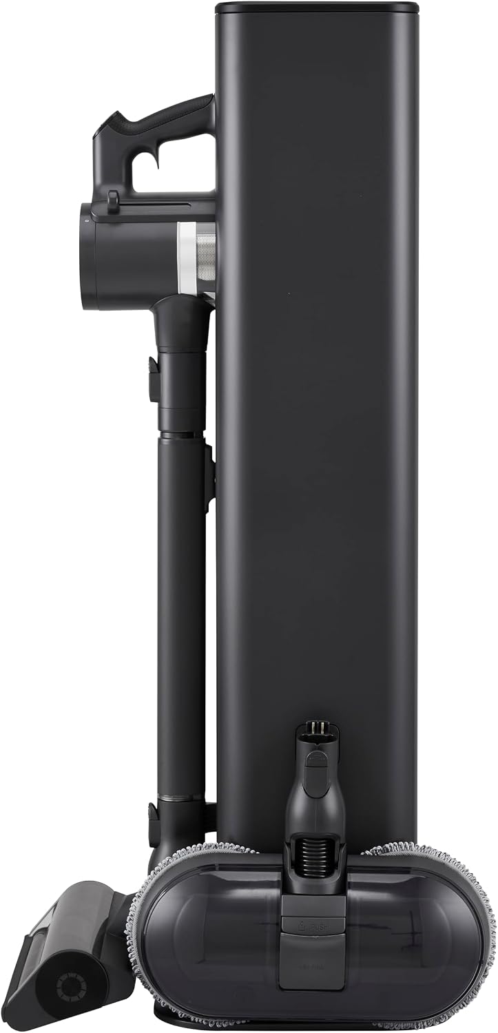 LG CordZero A949 - Cordless Stick Vacuum Cleaner with Auto-Empty Base, 200 Minute Runtime w/Extra Rechargeable Battery, Power Mop, Dual Floor Max, Lightweight, Cleaning for Carpet, Hardwood, Pet Hair