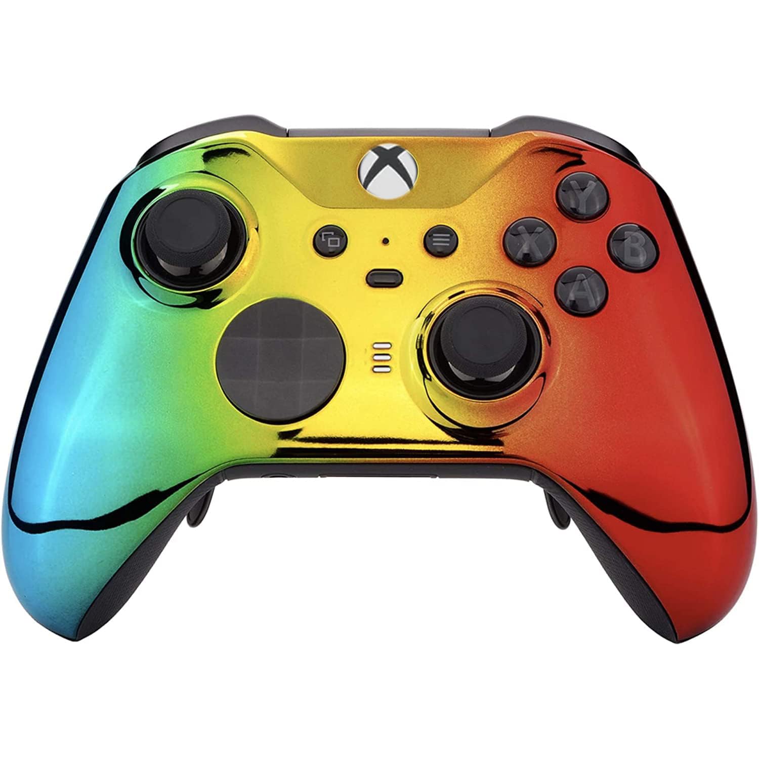 Custom Controllerzz Elite Series 2 Controller Compatible With Xbox One, Xbox Series S and Xbox Series X (Rainbow Chrome)