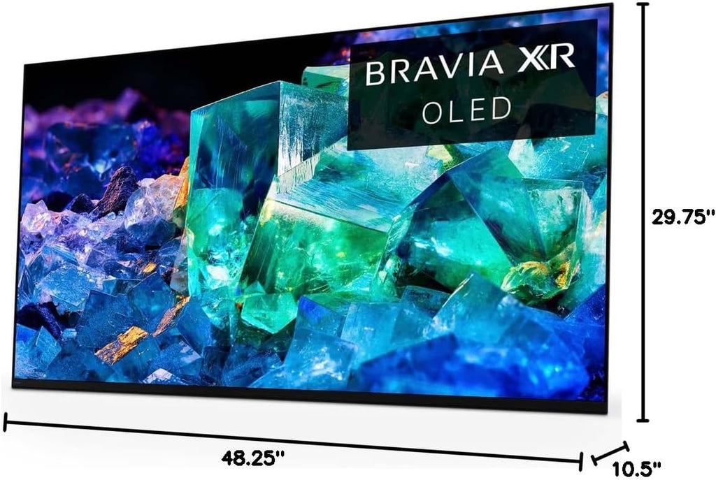 Sony XR55A95K 55' BRAVIA XR A95K 4K HDR OLED TV with Smart Google TV Bundle with Premium 4 YR CPS Enhanced Protection Pack