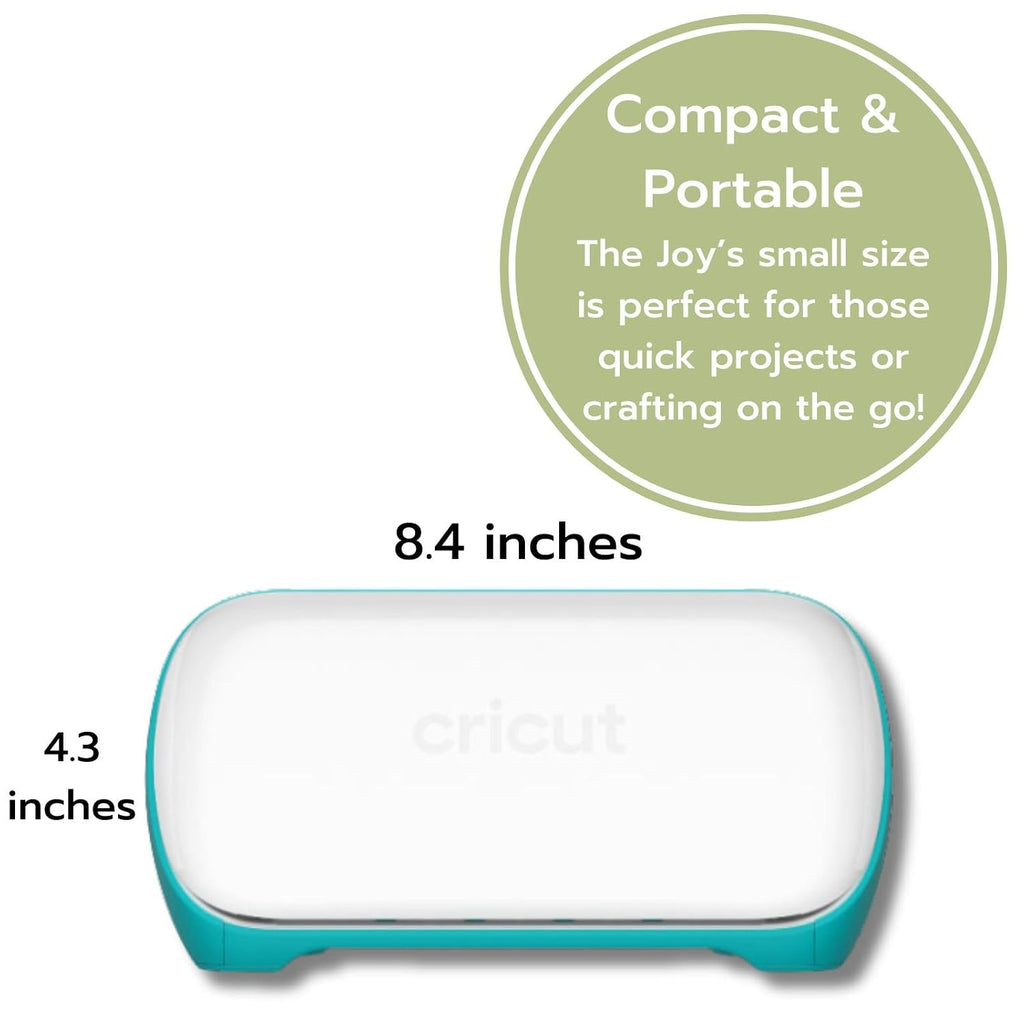 Cricut Joy Machine with Card Kit, Sampler Smart Vinyl Roll, Cutting Mats and Tool Set Bundle - Compact Tool for DIY Craft Projects and Decals, Beginner Craft Cutting Machine with Starting Materials