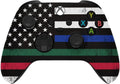 Custom Controllerzz Wireless Controller for Microsoft Xbox Series X/S & Xbox One - Custom Soft Touch Feel - Custom Series X/S Controller (X/S Thin Line Tribute)