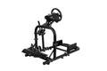 Hottoby Racing Simulator Cockpit 50mm Round Tube Driving Gaming Cockpit Fit for Logitech, Thrustmaster, Fanatec, PC, PS4, Xbox, Seat Pedal Wheel Not Included