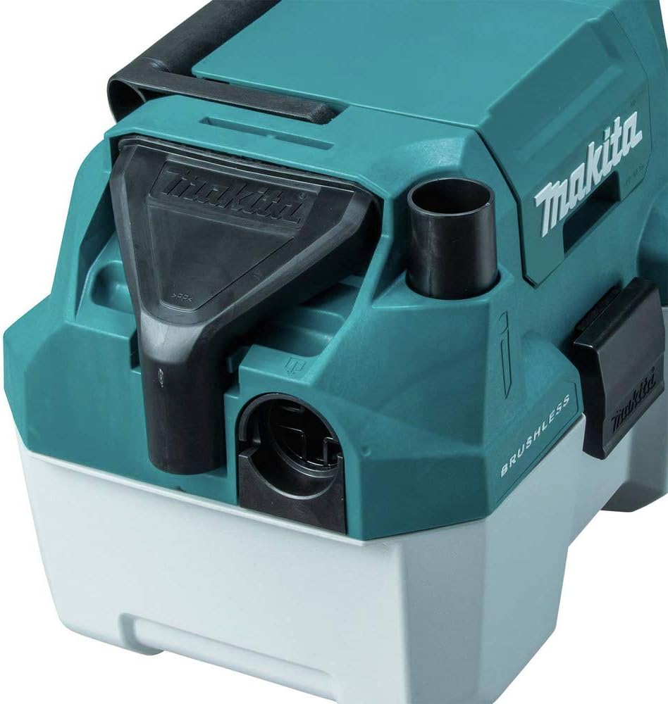 Makita XCV11T 18V LXT® Lithium-Ion Brushless Cordless 2 Gallon HEPA Filter Portable Wet/Dry Dust Extractor/Vacuum Kit (5.0Ah)