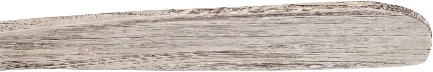 Casa Vieja 52' Delta-Wing DC Modern 3 Blade Indoor Ceiling Fan with Remote Brushed Nickel Silver Gray Solid Wood Damp Rated for Patio Exterior House Home Porch Gazebo Garage Barn - 12' Downrod