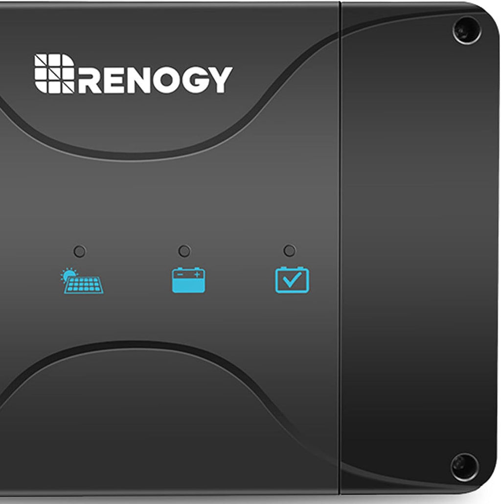 Renogy DC to DC Charger with MPPT 12V 30A Multi-Stage Charging - Smart On-Board Battery Charger for Solar/Alternator Input - Charges Lithium AGM Gel Flooded Batteries in RVs Cars Marine