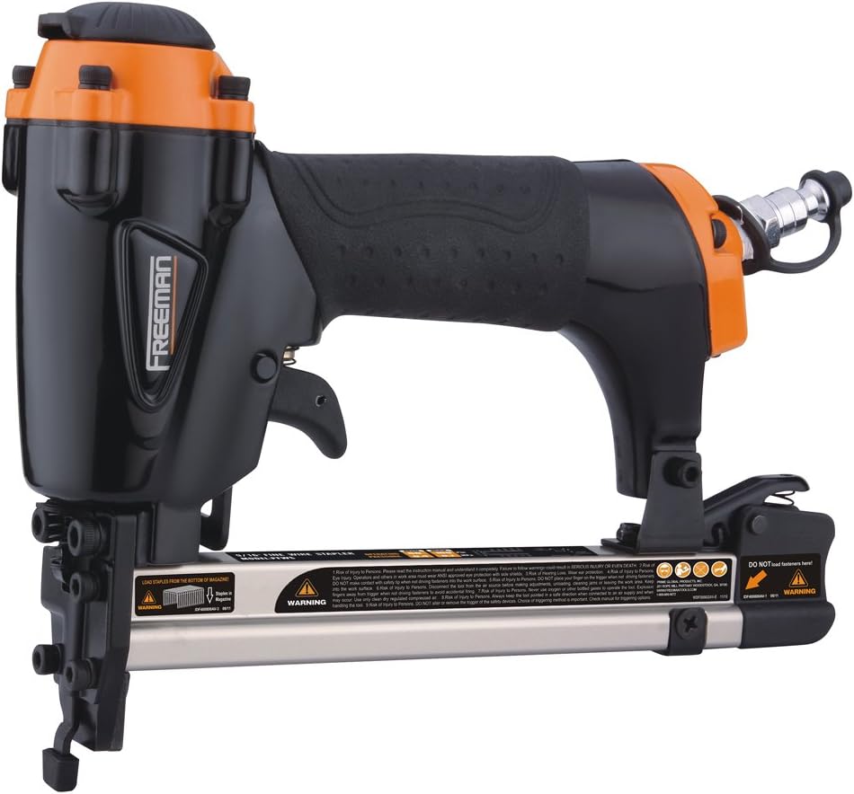 Freeman P9PCK Complete Pneumatic Framing and Finishing Nailer and Stapler Kit with Bags and Fasteners (9-Piece)
