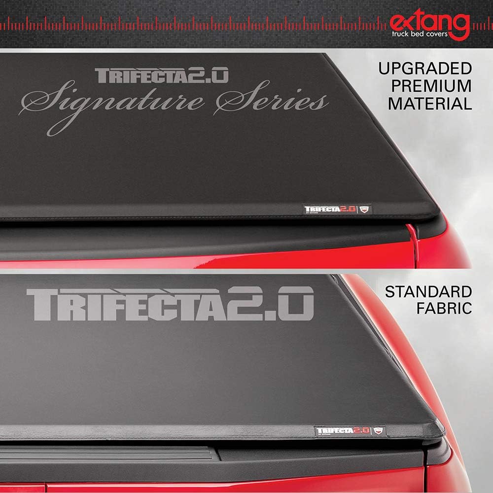 RealTruck Extang Trifecta Toolbox 2.0 Soft Folding Truck Bed Tonneau Cover | 93450 | Fits 2014-2018, 2019 Ltd/Lgcy Chevy/GMC Silverado/Sierra 1500, 2014-18 2500/3500HD 6' 7' Bed (78.9')