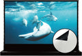 VIVIDSTORM-Projector Screen S 92 inch Portable Folding Stand Indoor Tension Floor Screen 4k HD White Cinema, 4K/3D/UHD Gaming/Home Cinema,Compatible with Normally Projector,VSDSTW92H