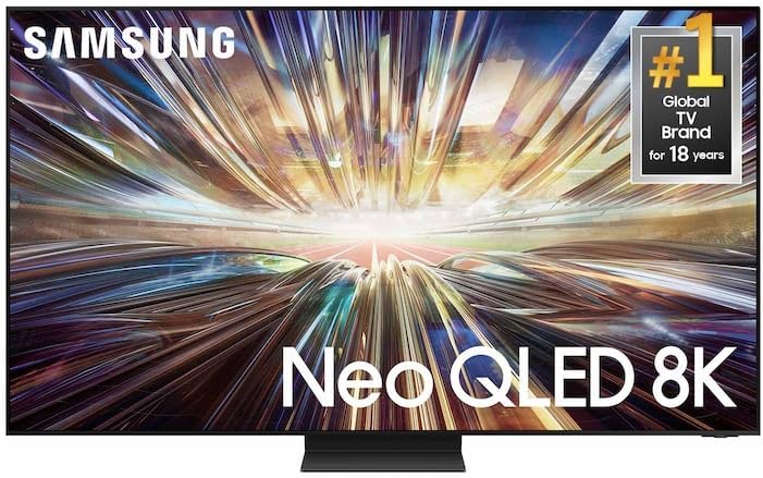Samsung 75-Inch Class QLED 8K QN850D Series Mini LED, Neo Quantum HDR Smart TV w/Dolby Atmos, Object Tracking Sound+, AI Motion Enhancer, Real Depth Enhancer Pro (QN75QN850D, 2024)