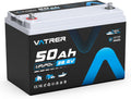 36V 50Ah LiFePO4 Lithium Battery with 1920W, Built-in 50A BMS, VATRER POWER Rechargeable Group31 Deep Cycle LiFePO4 Battery, Perfect for Trolling Motors, Marine, Off-Grid, Solar, Camping, etc.