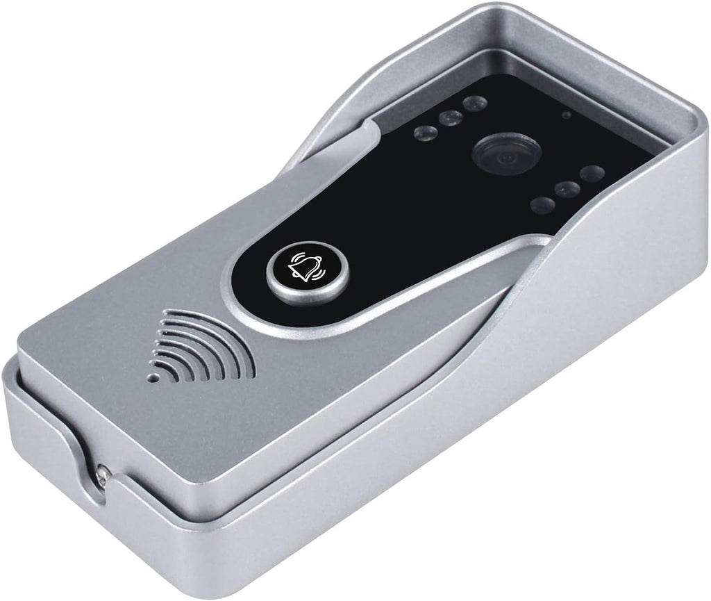 Wireless Video Doorbell Intercom with Monitor System, WiFi Video Intercom 1080P HD Metal Camera, 7 Inch Monitor with 32G Card Record, Tuya APP, 2-Way Audio, Unlock for Home Security System