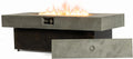 Outdoor Fire Pit Table Propane Gas Fire pits Outdoor Fireplaces 54'' Rectangular Firepit Table, 50,000 BTU Fire Table for Patio Set, Three Options of Assembled Hight Grey.