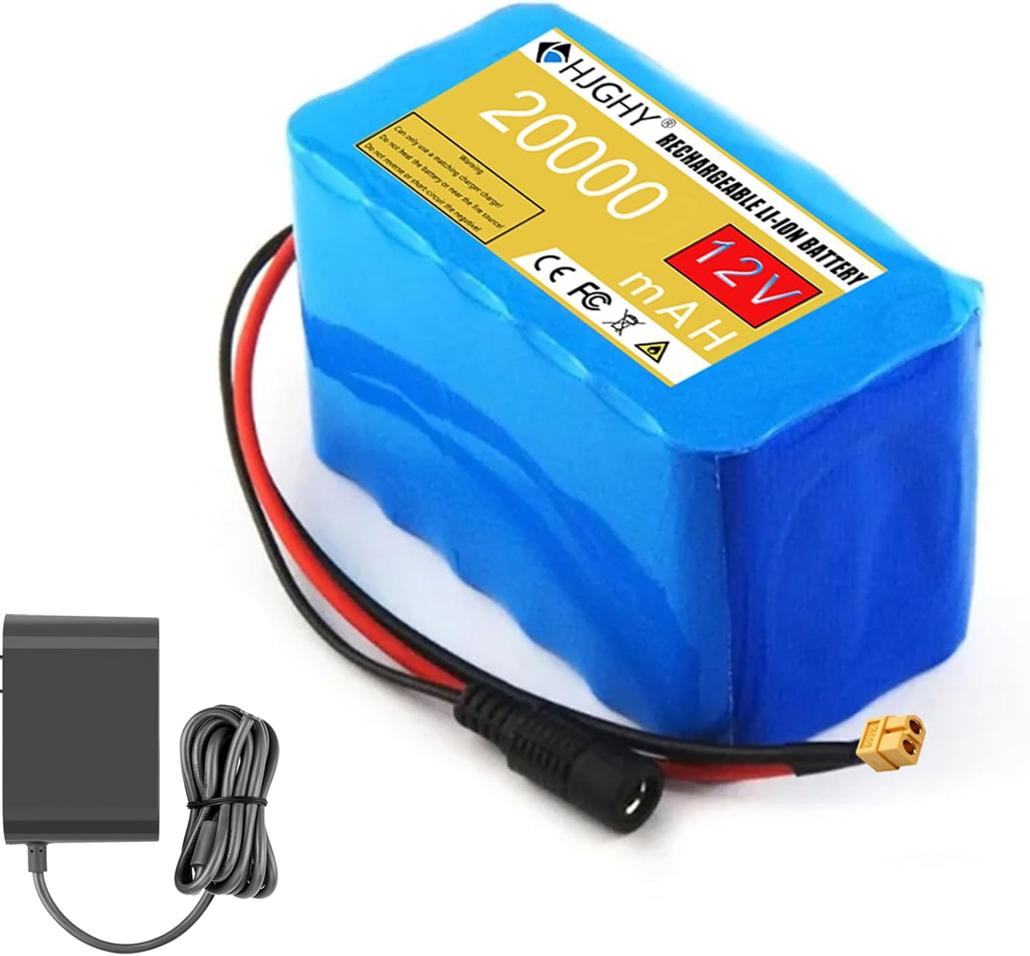 12V 20Ah 30Ah 40Ah Rechargeable Lithium Li-ion Battery 12 Volt Spare Battery for 12V Electric Device Backup Battery for Solar Generator Home Use Emergency