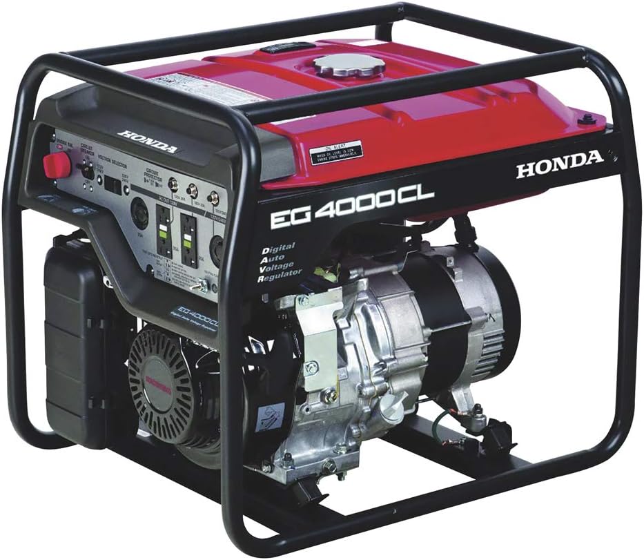 Honda 4,000 Watt Gas Powered Home RV Portable Generator EG4000