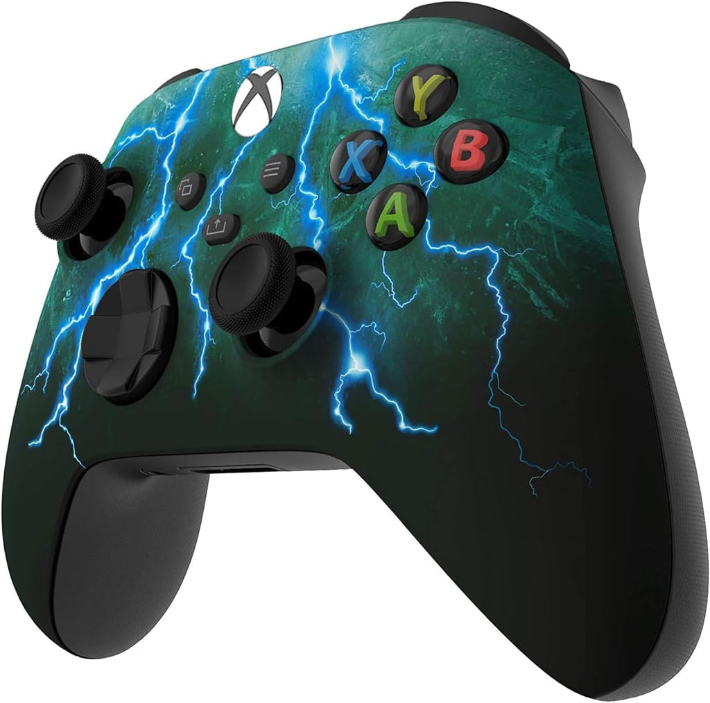 Custom Controllerzz Wireless Controller for Microsoft Xbox Series X/S & Xbox One - Custom Soft Touch Feel - Custom Xbox Series X/S Controller (X/S Green Skies)