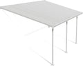 Palram - Canopia Feria Patio Cover 10' x 18' White/White Outdoor Canopy Awning, Waterproof, Shade, Outside Shelter For Backyard, Gutters, with 100% UV Protection