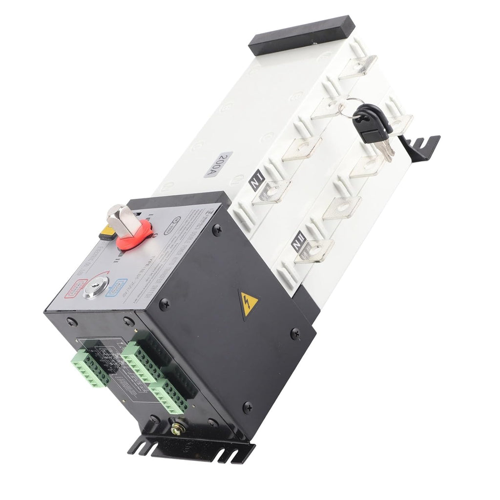 Generator Transfer Switch Isolated 2in 1out Mechanical Interlock Design Power Automatic Transfer Switch AC400V 250A (200A)