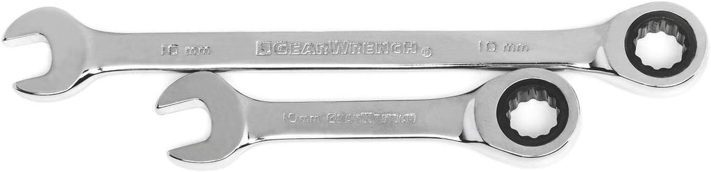 GEARWRENCH 34 Pc. Standard & Stubby Ratcheting Wrench Set, SAE & Metric - 85034