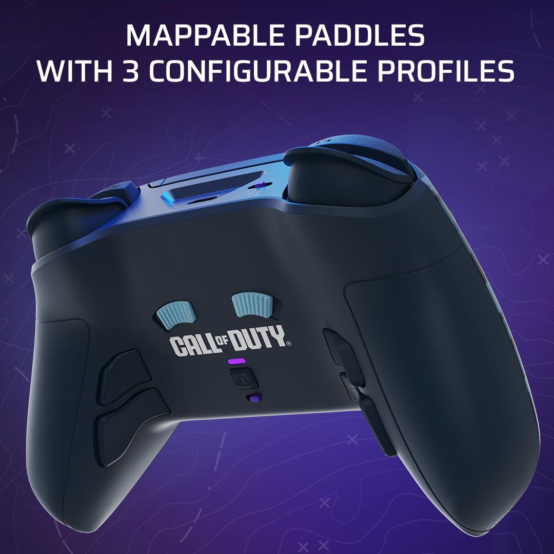 PDP Victrix Pro BFG Wireless Controller for PS4/PS5/PC, Sony 3D Audio, Modular Back Buttons/Clutch Triggers/Joystick, Call of Duty Midnight Mask